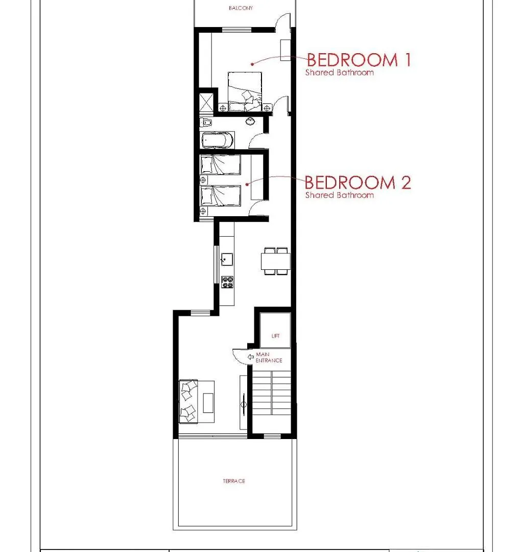 F6 Modern And Bright Apartment In Malta Msida